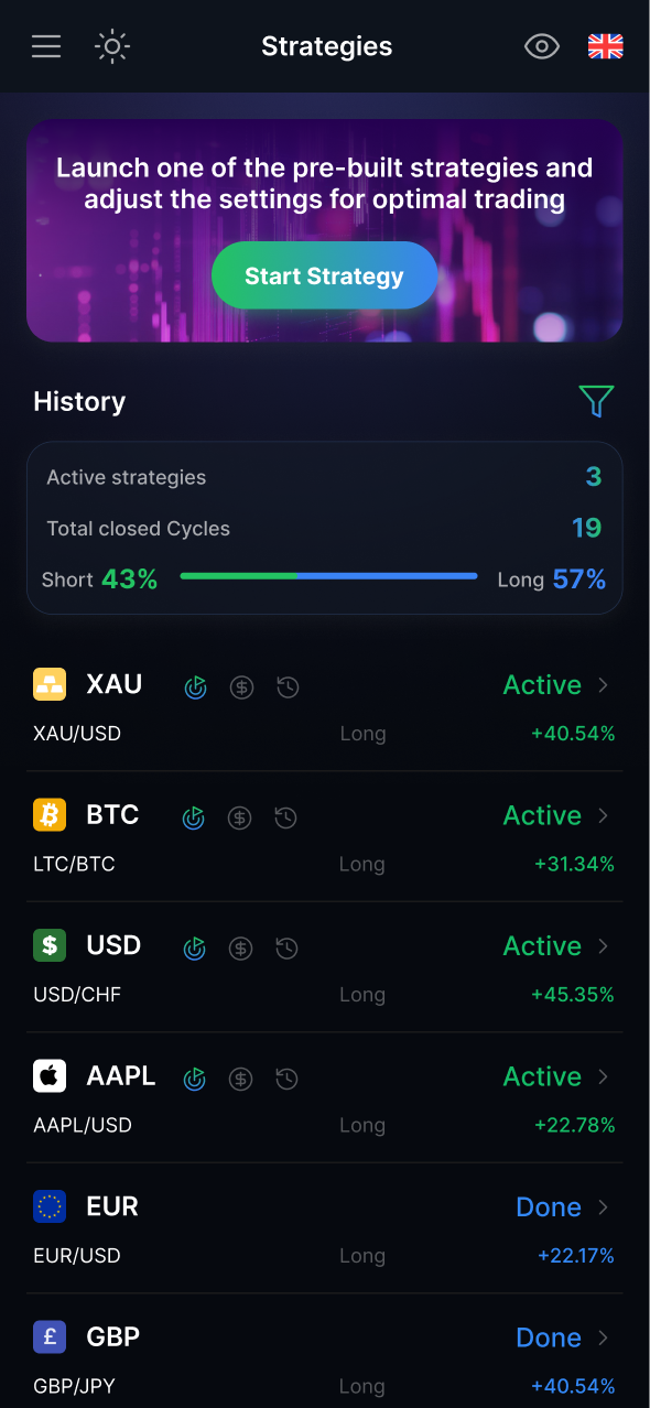 Mobile Trading Platform Screenshot 3